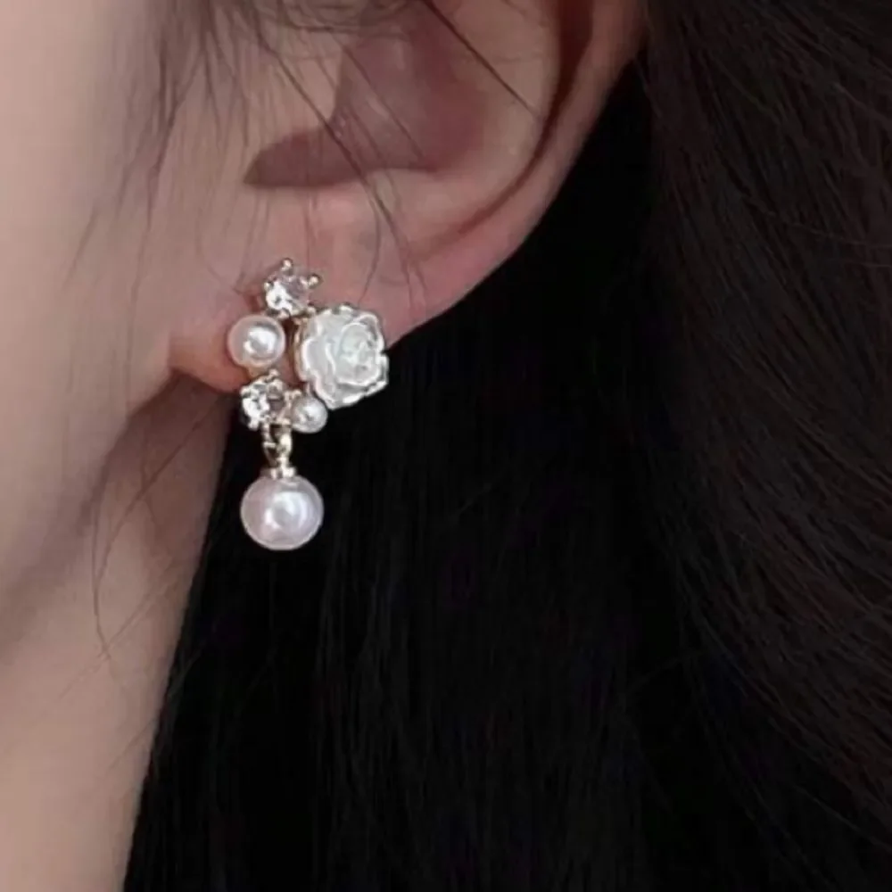 3for$20 1 Elegant And Gentle Camellia Earring